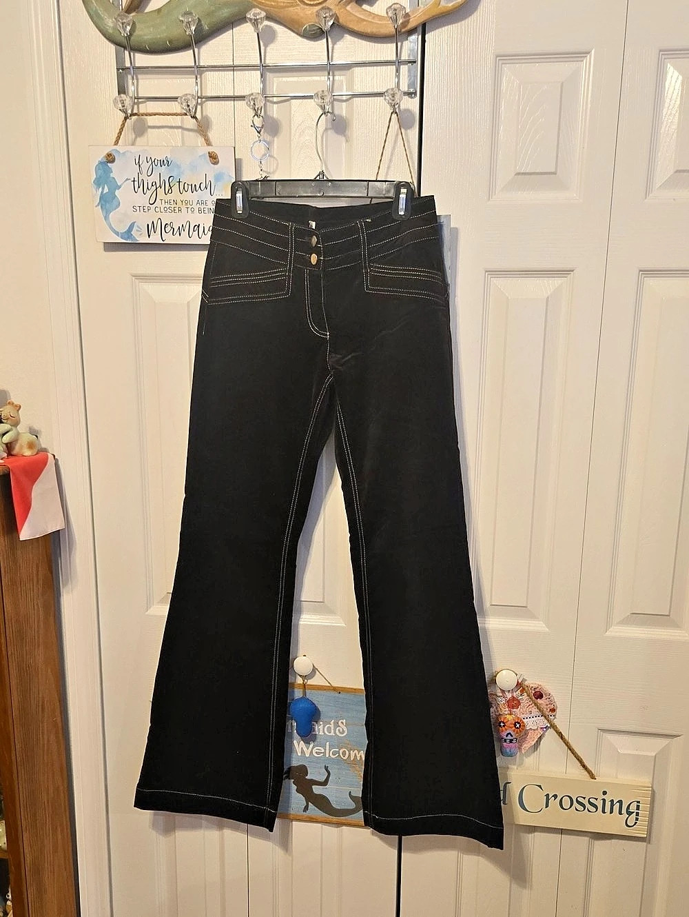 Cache Black Bootcut Pants Size 6